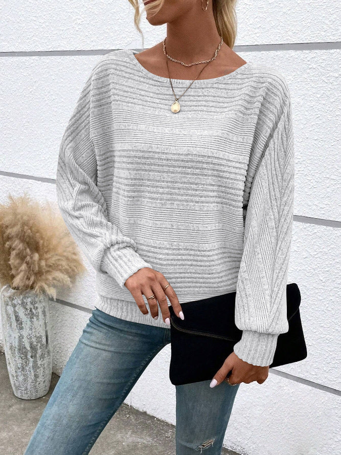 Damen lässiger Strickpullover Stalluxe