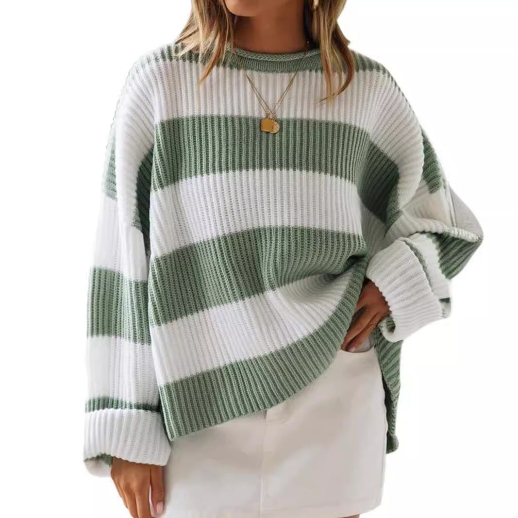 Damen Strickpullover mit oversized Schnitt Stalluxe