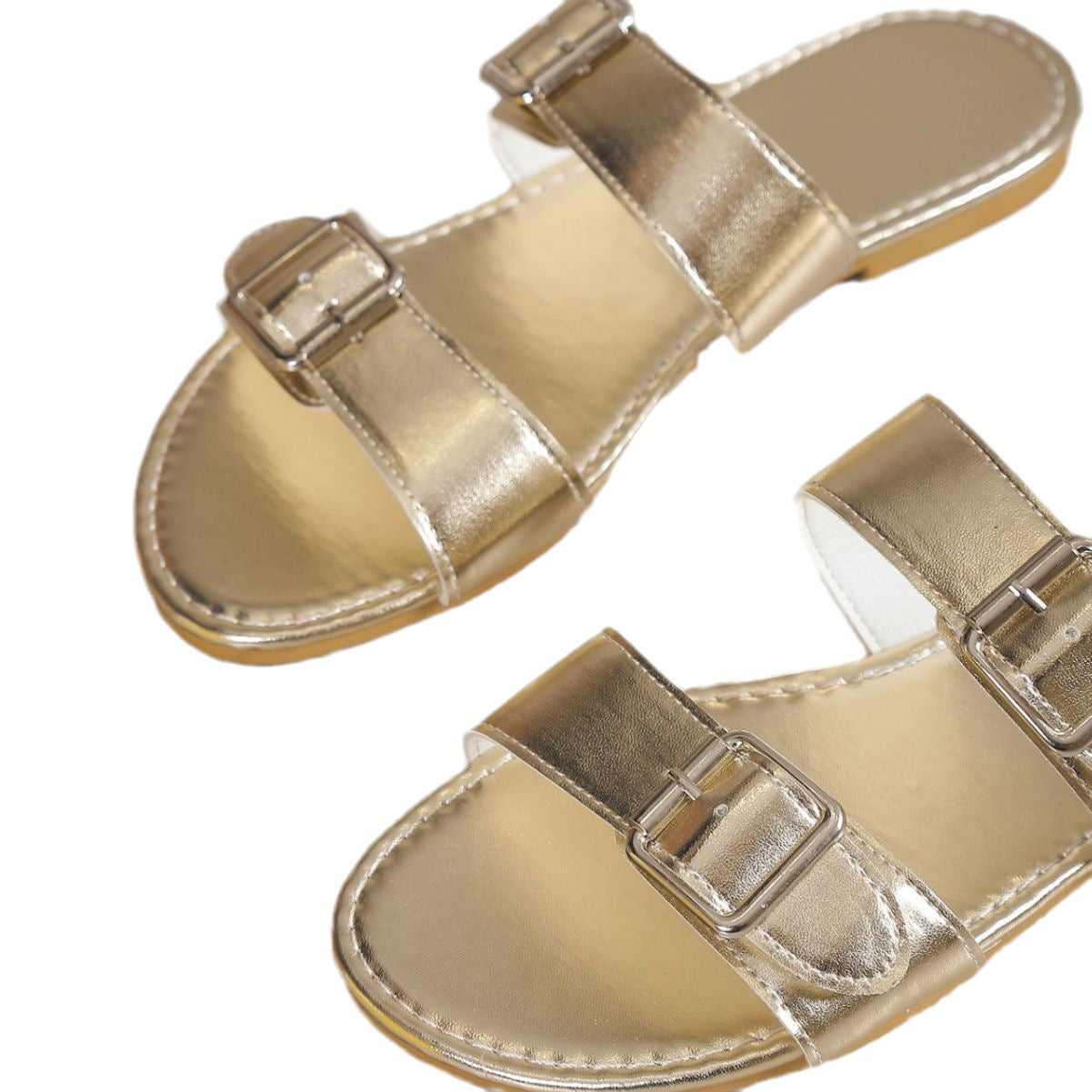 Damen Sandalen mit verstellbaren Schnallen und komfortablem Fußbett Stalluxe