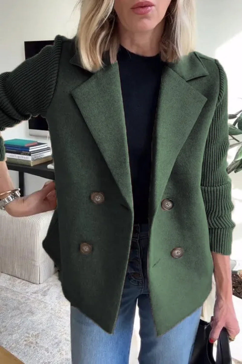 Damen Modischer Oversized-Blazer mit Doppelreihe Stalluxe