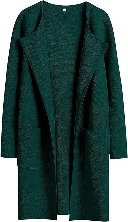 Damen Strickmantel mit lässigem Schnitt und praktischen Taschen Stalluxe