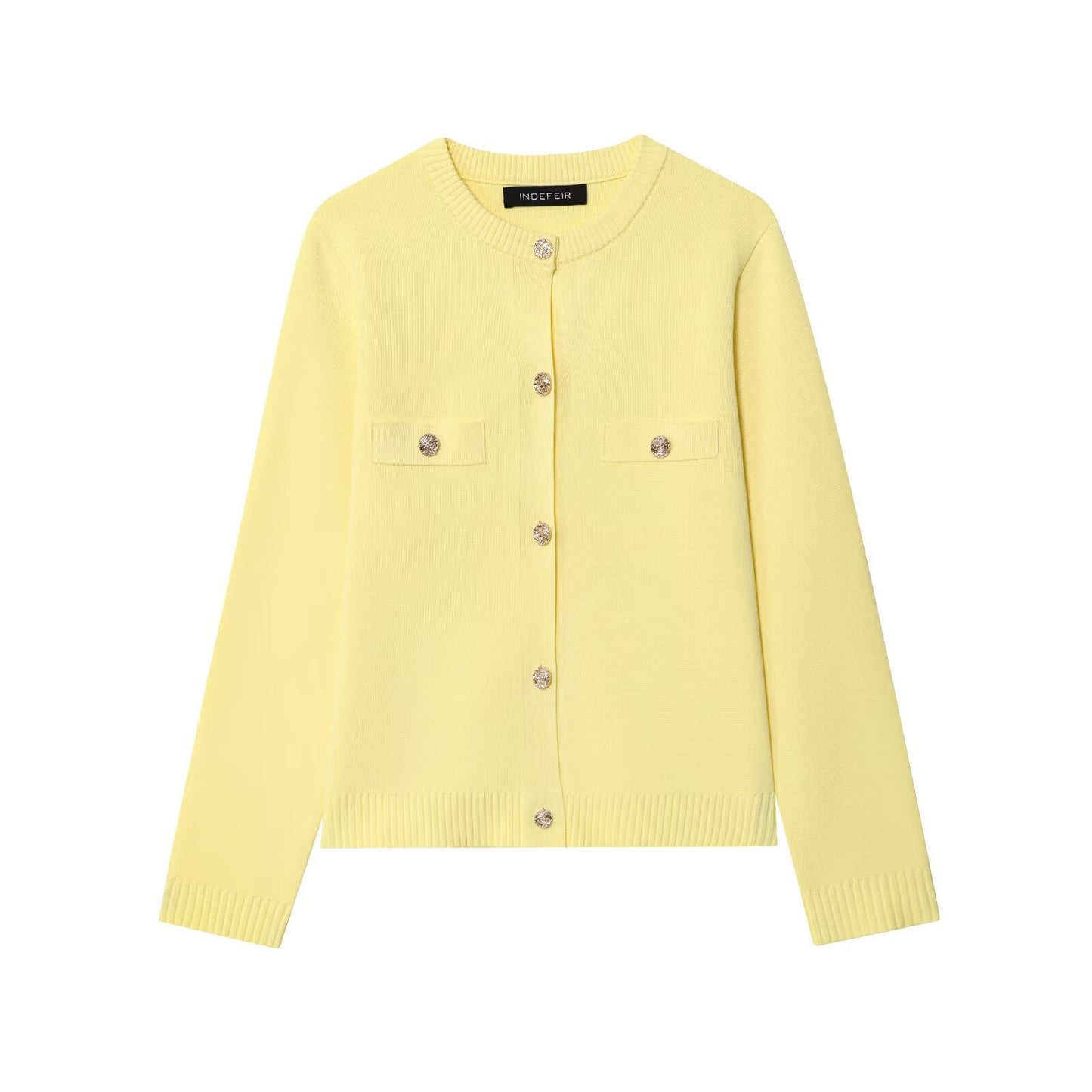 Damen Strickjacke mit Knopfdetails und praktischen Taschen Stalluxe