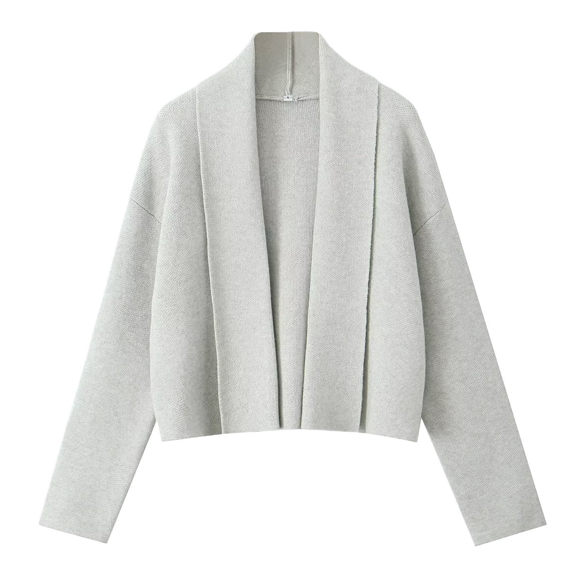 Damen lässige Strickjacke mit offenem Design und V-Ausschnitt Stalluxe