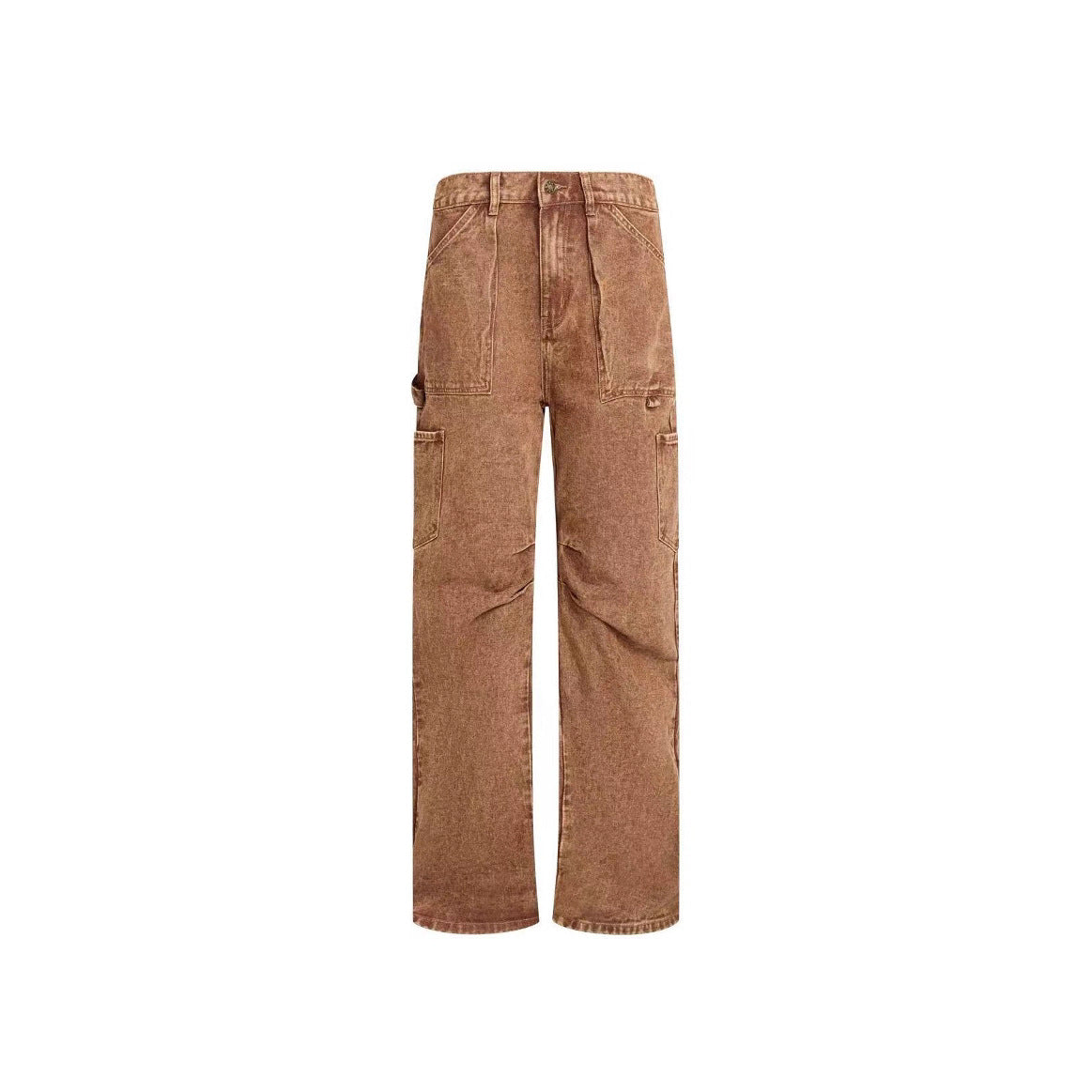 Damen lässige Cargo-Jeans mit verstellbarem Bund Stalluxe