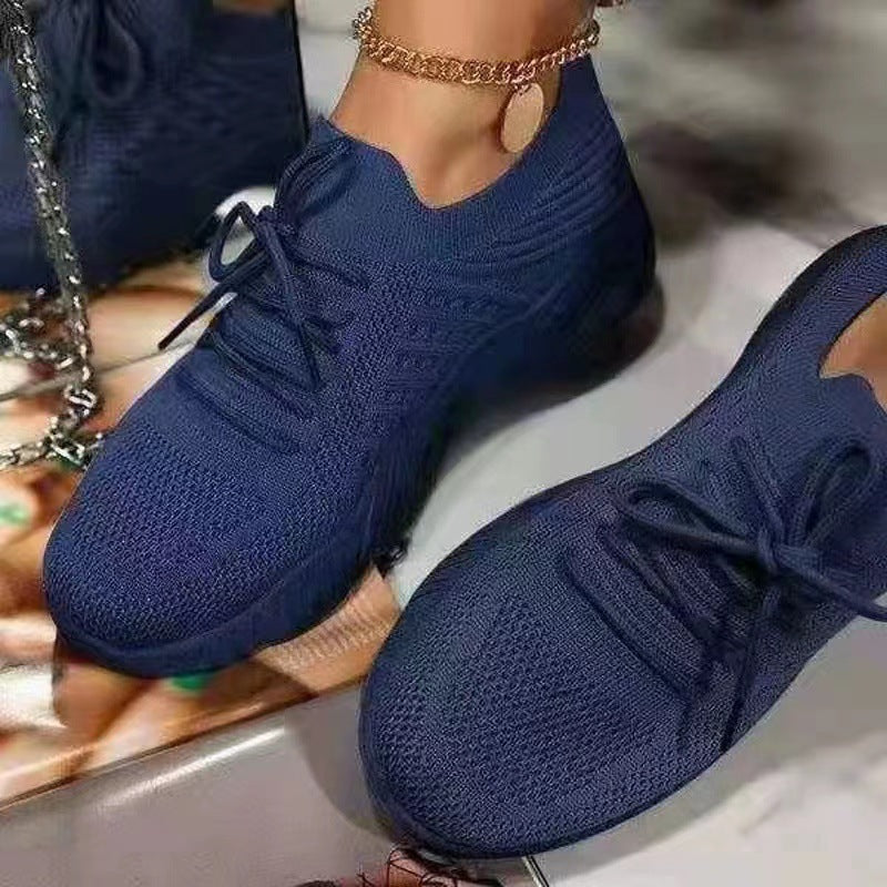 Damen Sportliche Sneaker mit atmungsaktiver Mesh-Oberfläche und innovativem Dämpfungssystem Stalluxe