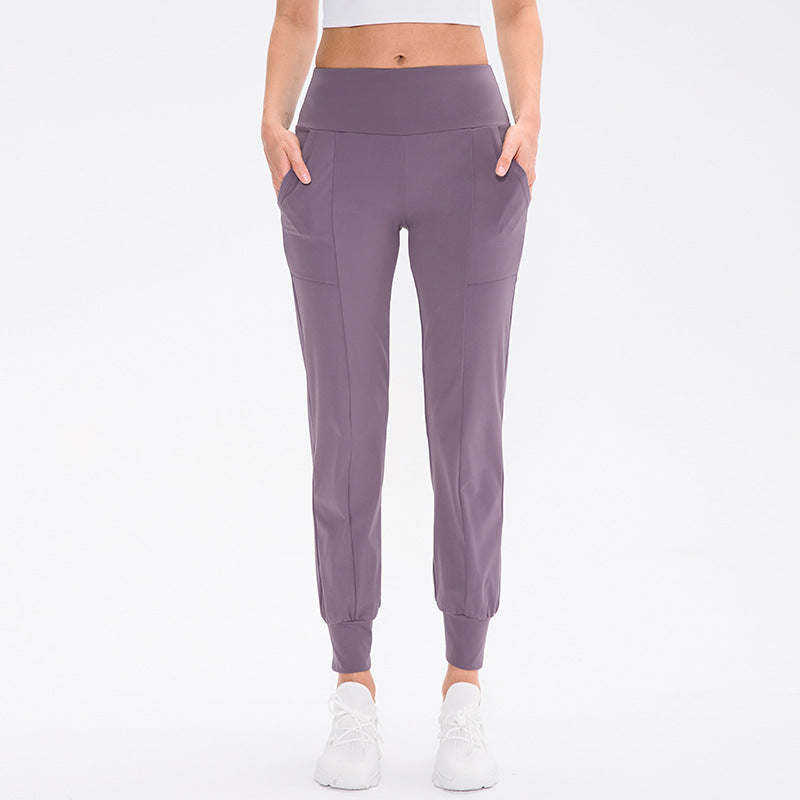 Damen Sportliche Jogginghose mit hoher Taille und praktischen Taschen Stalluxe