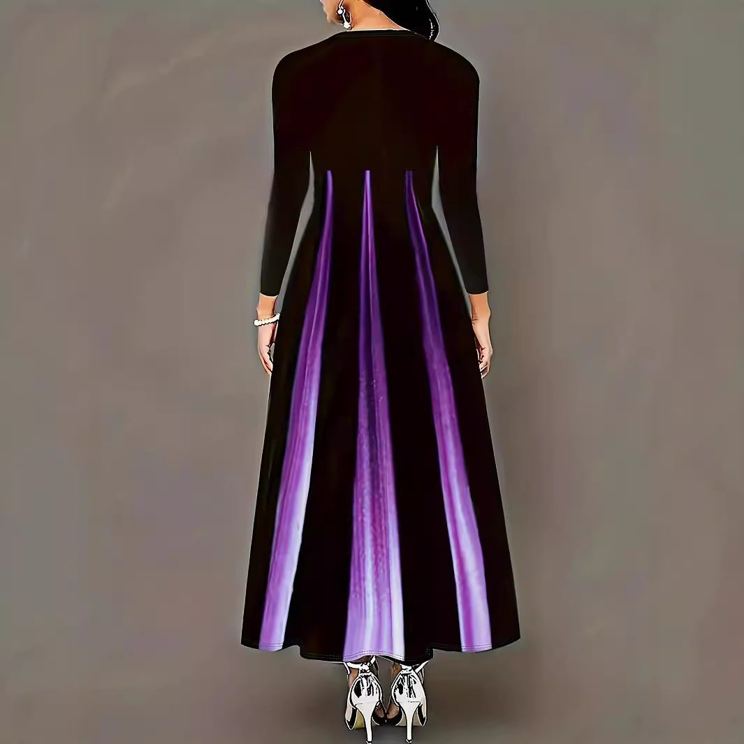 Damen Maxikleid mit seitlichen Einsätzen und praktischen Taschen Stalluxe