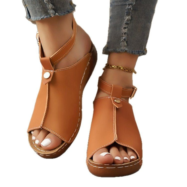 Damen hochwertige Halbsandalen mit verstellbarem Riemen und ergonomischem Fußbett Stalluxe