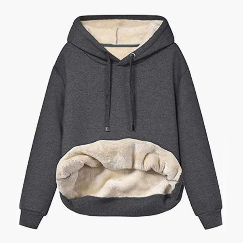Damen Kuscheliger Kapuzenpullover mit Fleece-Futter Stalluxe