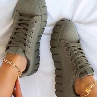 Damen Sneakers mit extraleichter Profilsohle und veganem Obermaterial Stalluxe