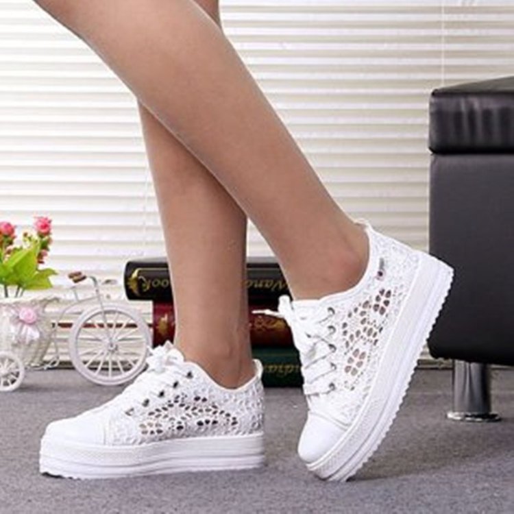 Damen Atmungsaktive Sneakers mit eleganter Netzstruktur Stalluxe