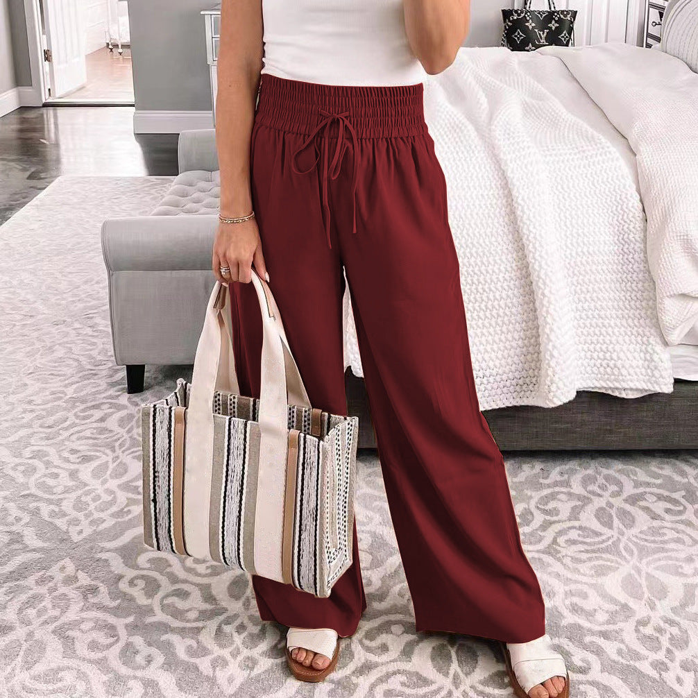 Damen Weitbeinige Pull-On Hose Stalluxe