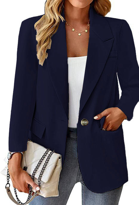Damen Eleganter Oversized Blazer mit Taillierung und praktischen Taschen Stalluxe