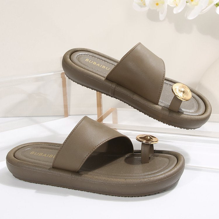 Damen modische Clogs mit elegantem Dekorationsdetail und bequemer Sohle Stalluxe
