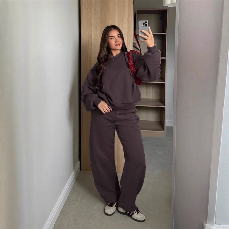 Damen lässiger Sweatsuit aus hochwertigem Baumwollmix Stalluxe