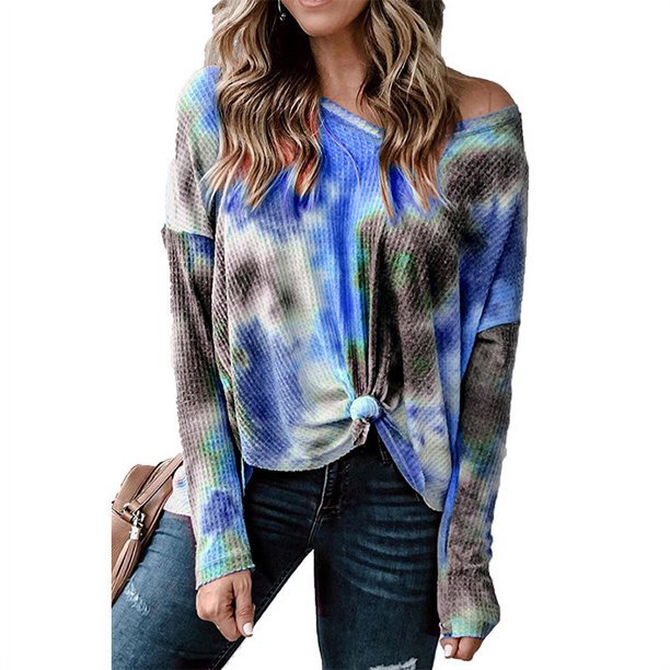 Women's Off-Shoulder Waffle Knit Top Stalluxe