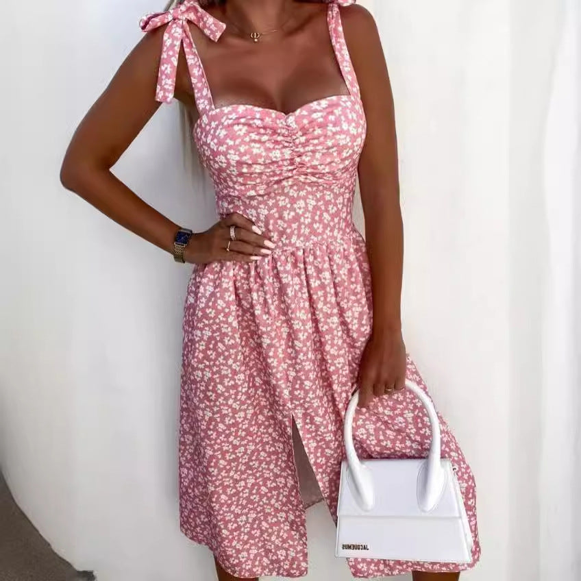 Damen Sommerkleid mit Blumenmuster Stalluxe