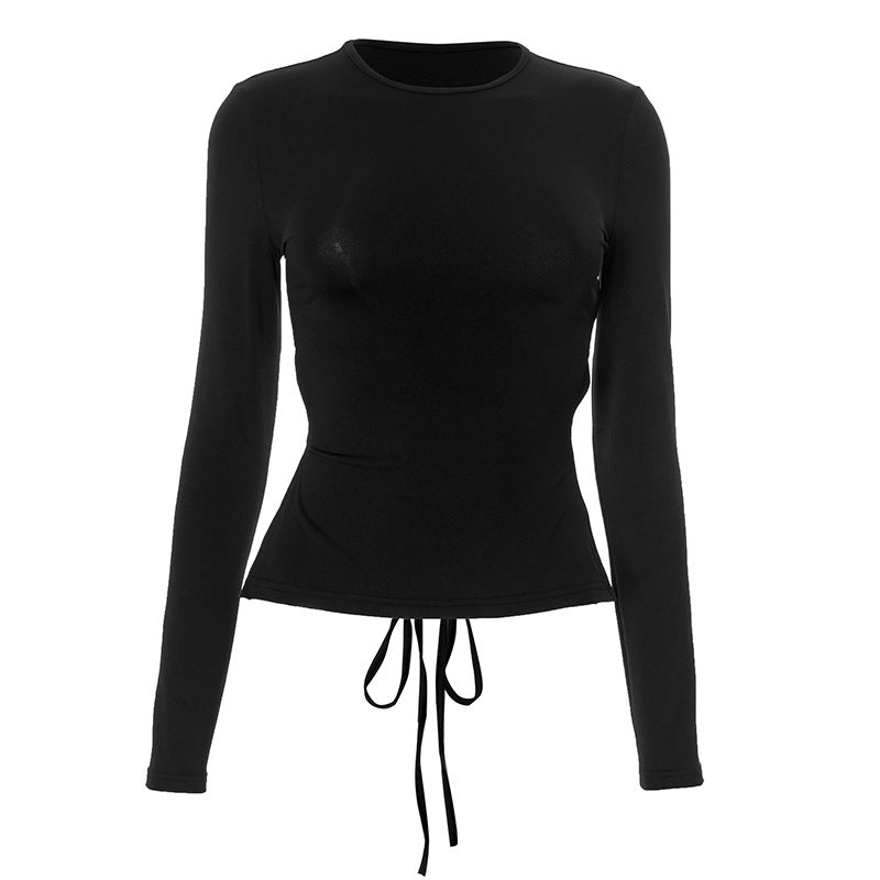 Damen langärmliges Fitnessshirt mit tailliertem Schnitt Stalluxe