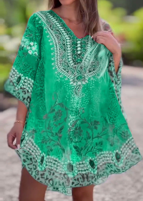 Frauen Bohemian Kaftan Kleid Stalluxe