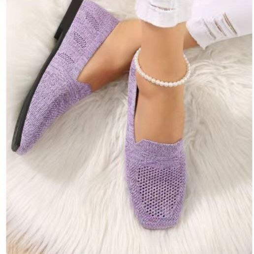 Damen Atmungsaktive Slipper aus Netzmaterial mit flexiblem Fussbett Stalluxe