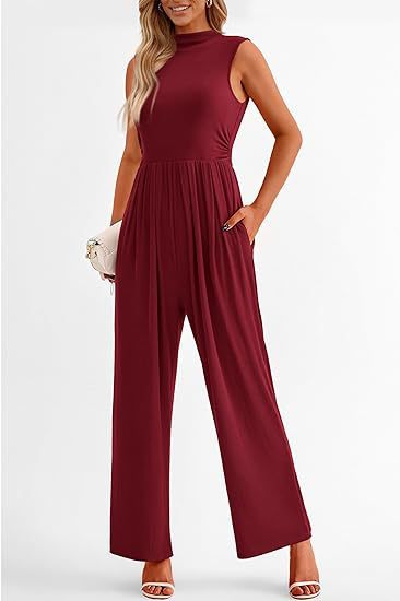 Damen elegante Flowy Jumpsuit Stalluxe