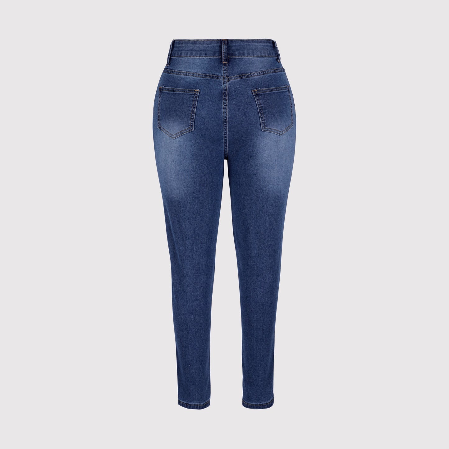 Damen High-Waist Jeans mit figurbetontem Schnitt Stalluxe