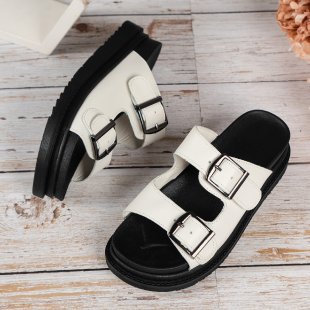 Damen Komfortable Sandalen mit verstellbaren Schnallen Stalluxe