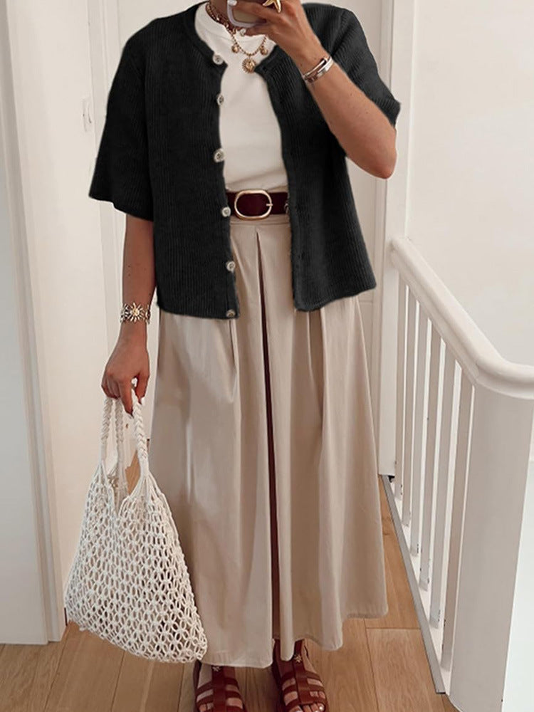 Damen leichter Strickcardigan Stalluxe