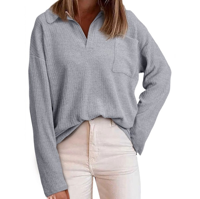 Damen Pullover mit strukturierter Oberfläche und lässigem Schnitt Stalluxe