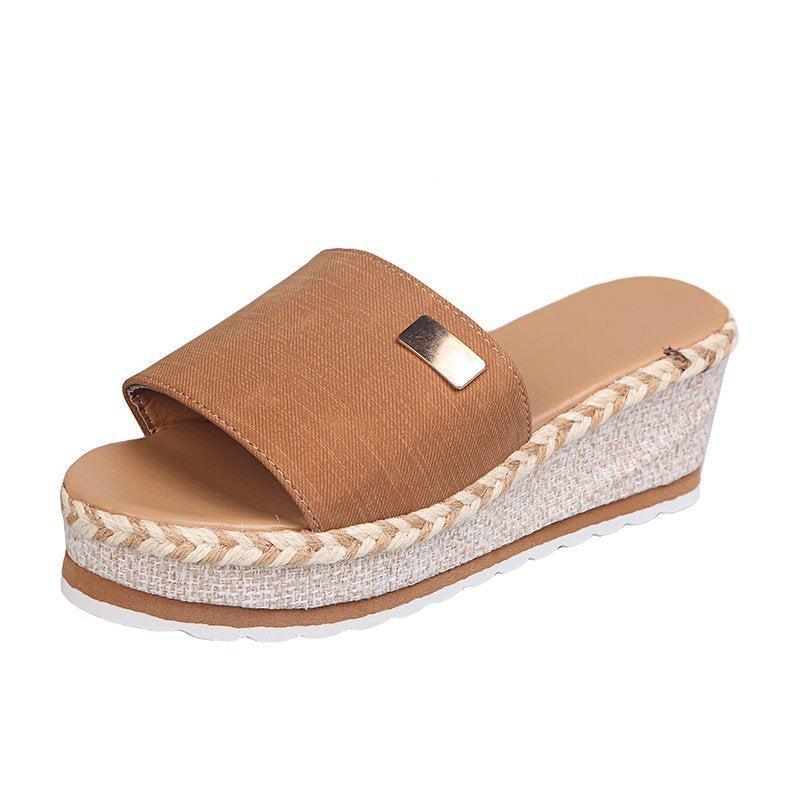 Damen Komfortable Keil-Sandalen Stalluxe