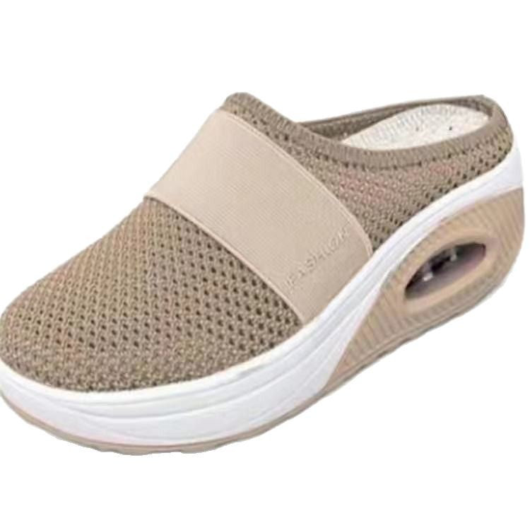 Damen Bequeme Hausschuhe mit atmungsaktivem Mesh-Obermaterial und rutschfester Sohle Stalluxe