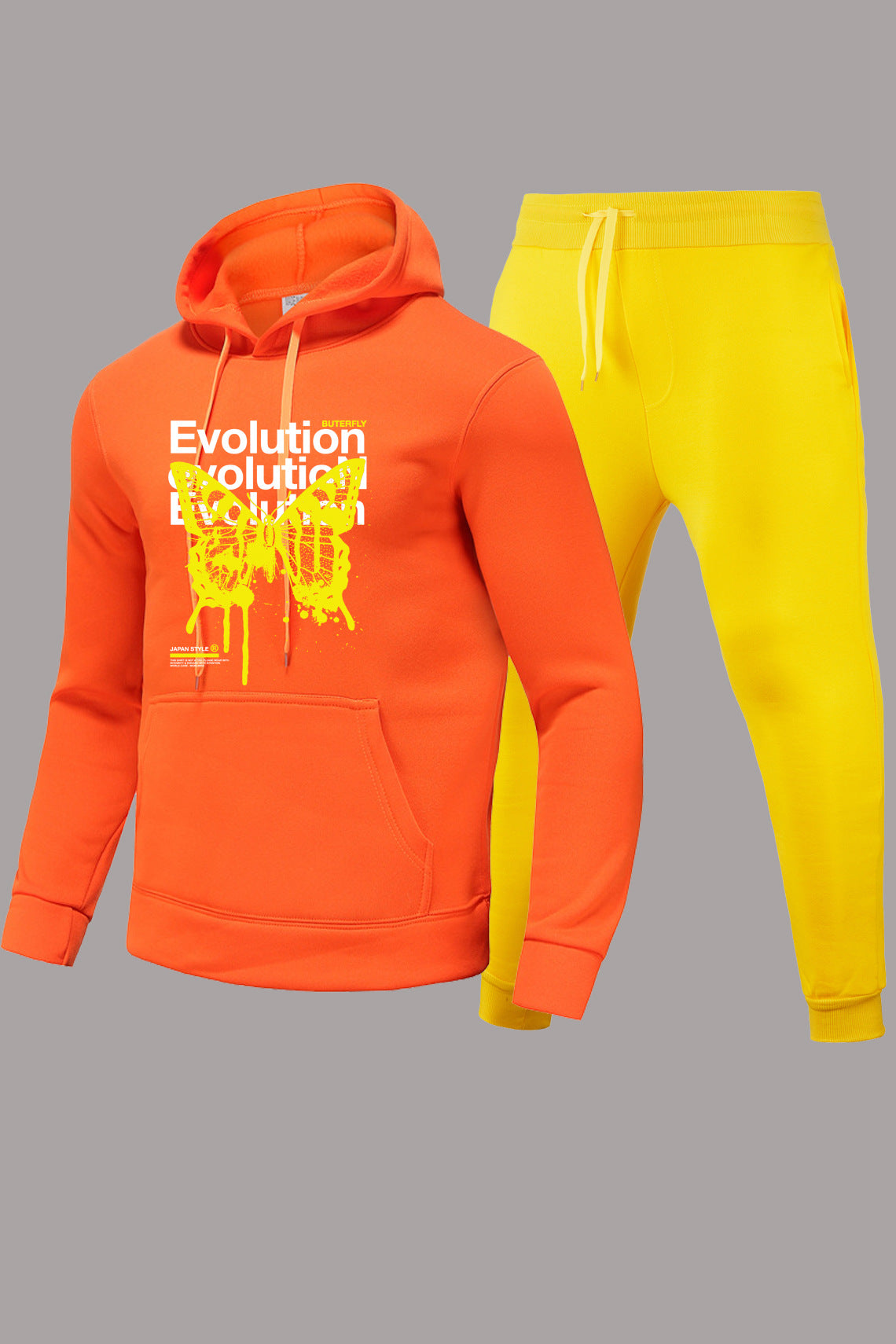 Damen Freizeit Hoodie und Jogginghose Set mit kreativen Grafiken Stalluxe