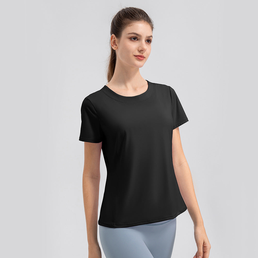 Damen Sportliches Funktions-T-Shirt mit atmungsaktiven Eigenschaften und lockerer Passform Stalluxe