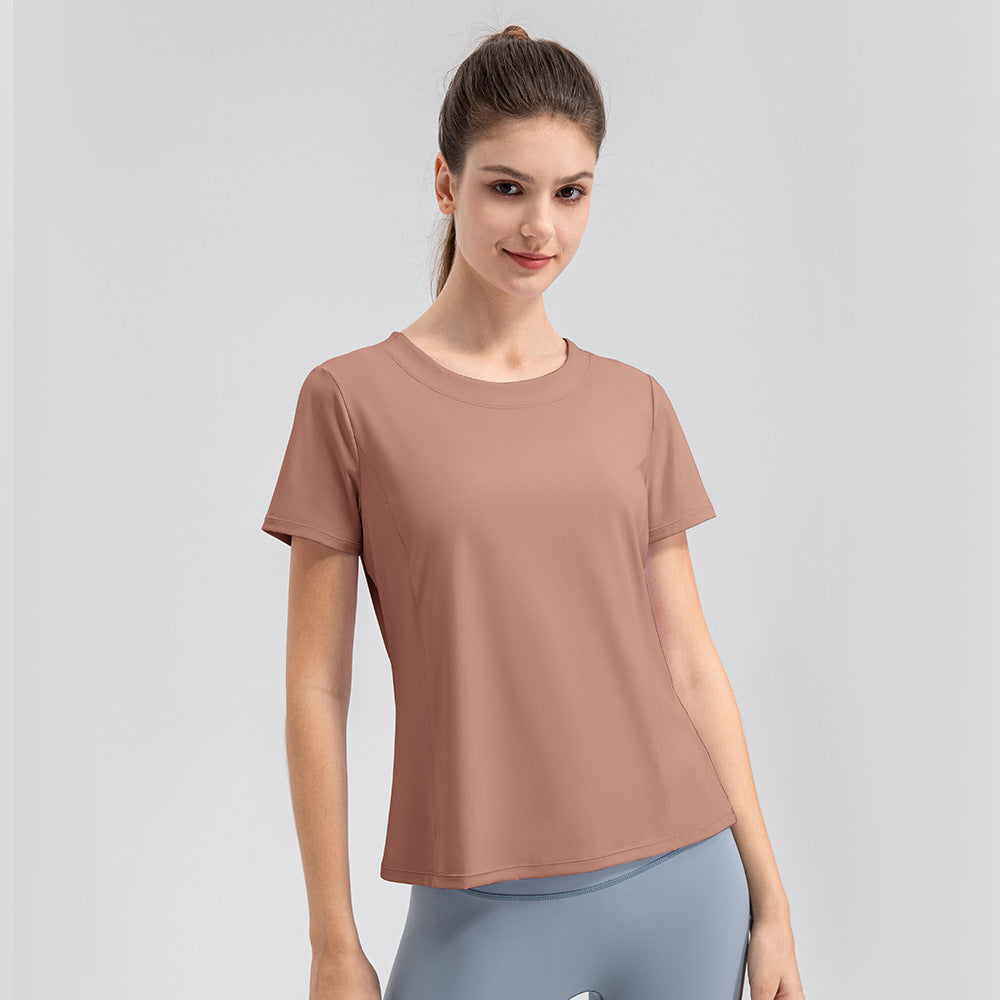 Damen Sportliches Funktions-T-Shirt mit atmungsaktiven Eigenschaften und lockerer Passform Stalluxe