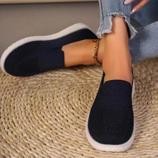 Damen Atmungsaktive Slip-On Sneakers mit flexiblem Fußbett Stalluxe