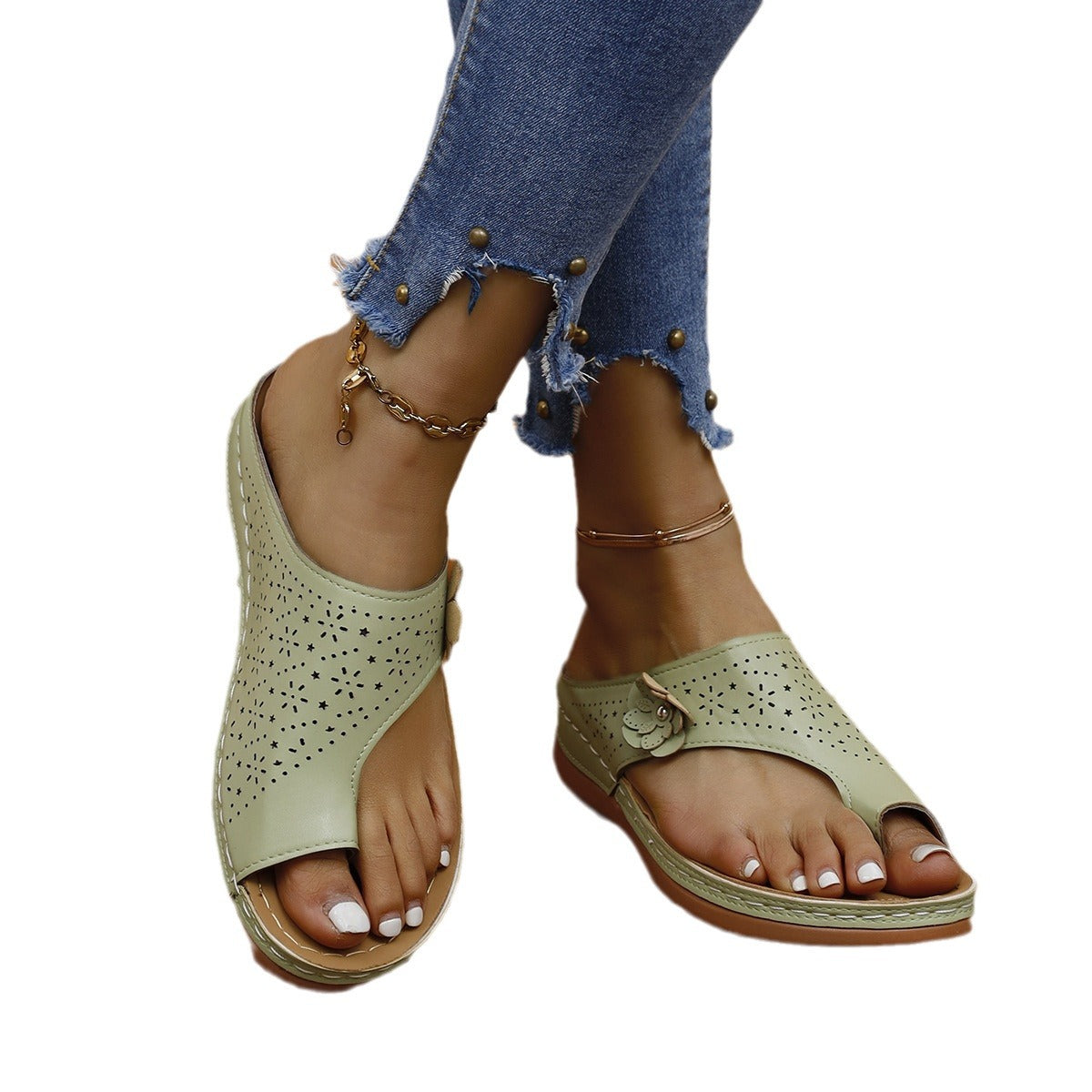 Damen Komfortable und atmungsaktive Sandalen mit modischem Schnitt Stalluxe