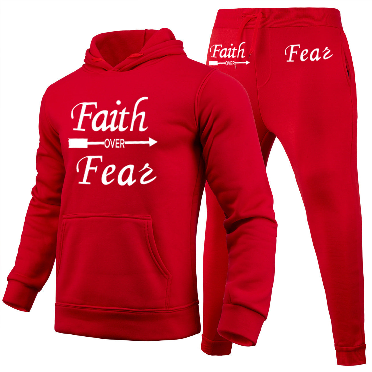 Damen Hoodie und Jogginghose Set mit inspirierendem Spruch Stalluxe