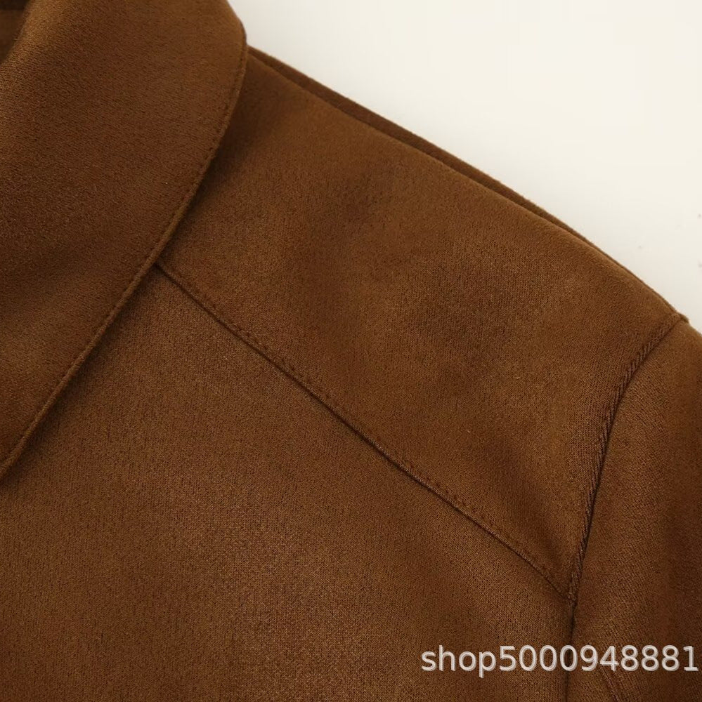Damen trendige Bikerjacke mit zwei praktischen Reißverschlusstaschen und elegantem Kragen Stalluxe