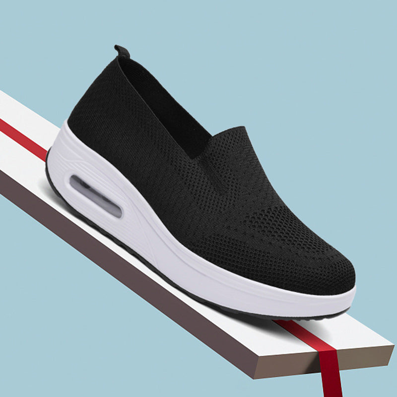 Damen Sportliche Slip-On Sneakers mit luftiger Mesh-Oberfläche und innovativer Dämpfung Stalluxe