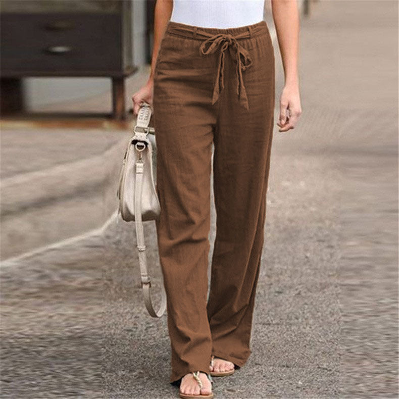 Damen Leichte und lockere Sommerhose Stalluxe