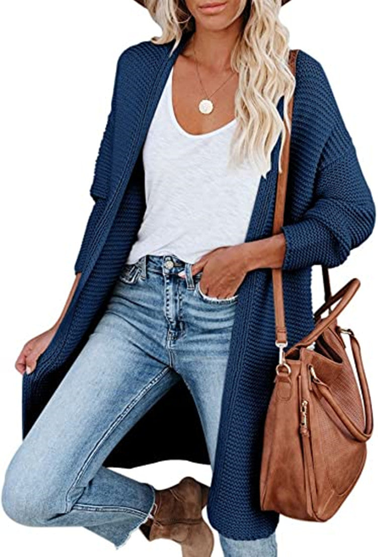 Damen Strickmantel Stalluxe