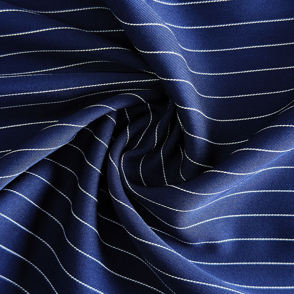 Damen Weitgeschnittene Streifenhose mit elastischem Bund Stalluxe