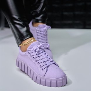 Damen Sneakers mit extraleichter Profilsohle und veganem Obermaterial Stalluxe