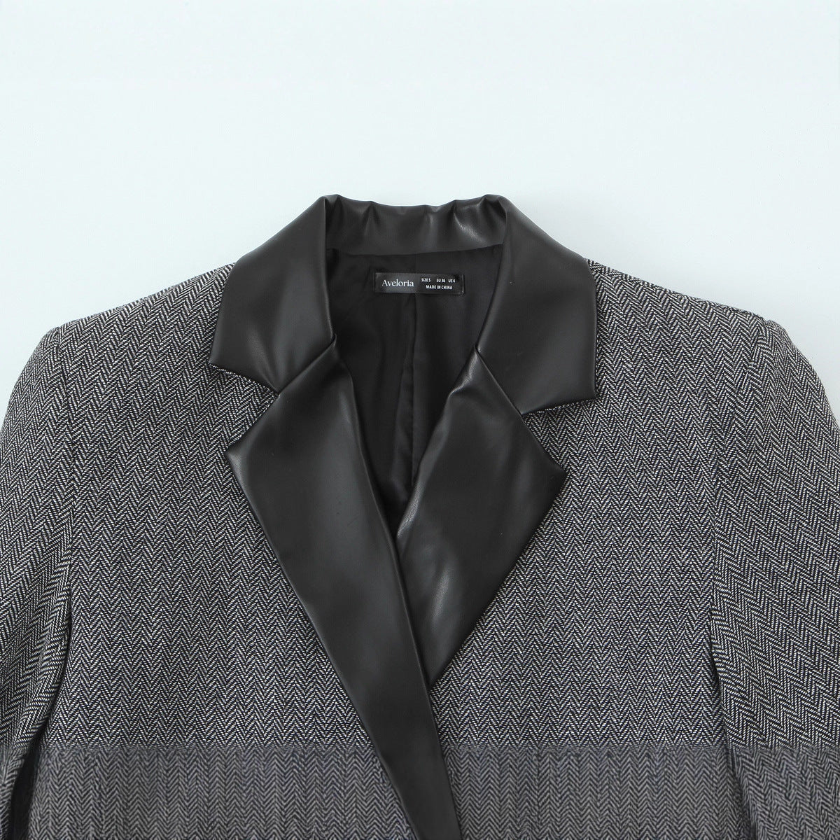 Damen modischer Blazer mit doppelter Knopfleiste und elegantem Revers Stalluxe