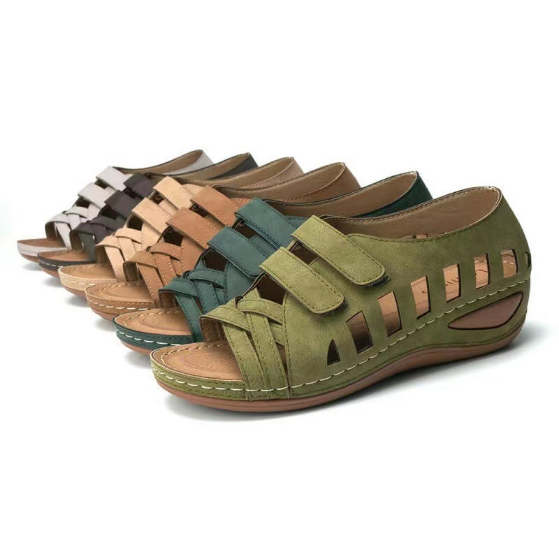 Damen Elegante und komfortable Riemensandalen mit atmungsaktivem Design Stalluxe