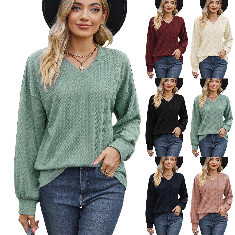 Damen Viskosepullover mit strukturiertem Kabelmuster und lässigem Schnitt Stalluxe