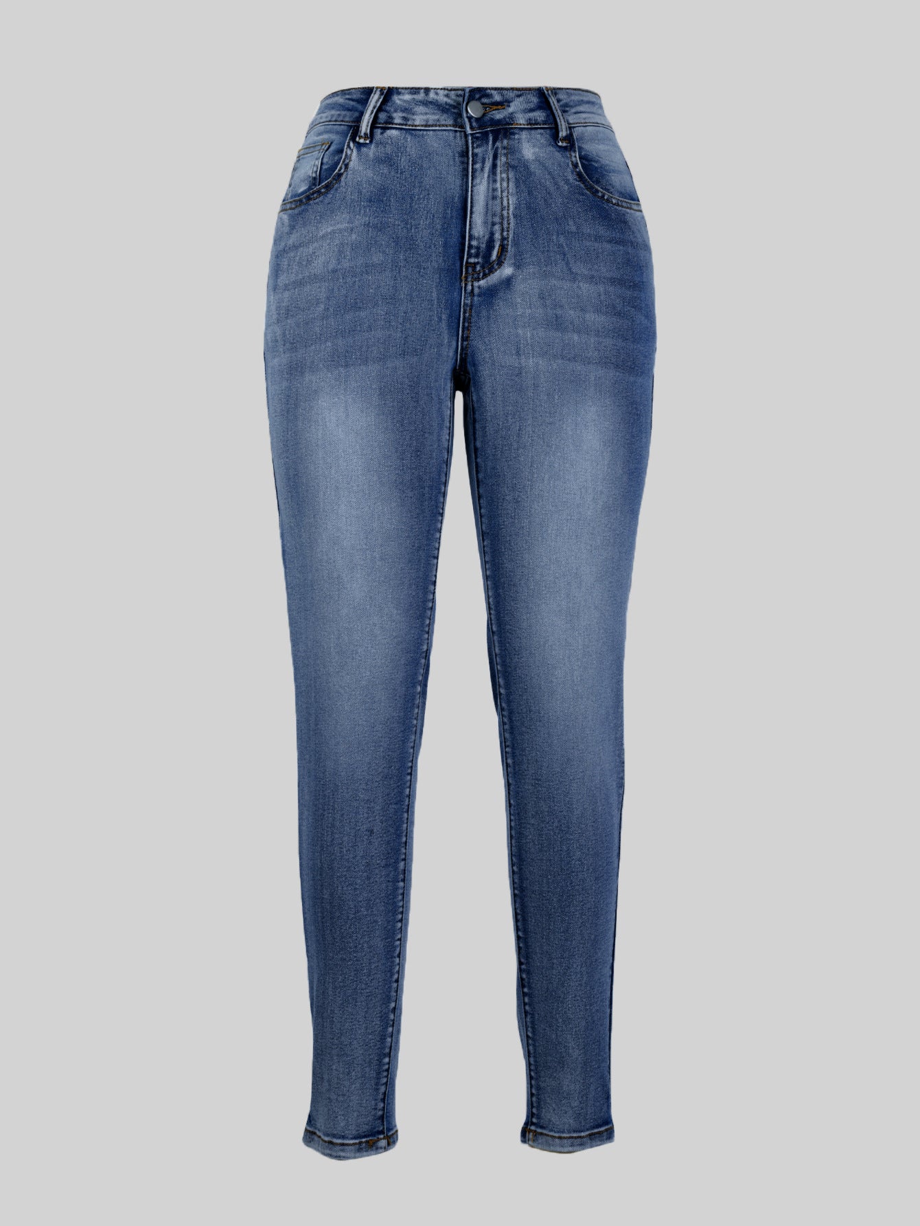 Damen High-Waist Skinny Jeans Stalluxe