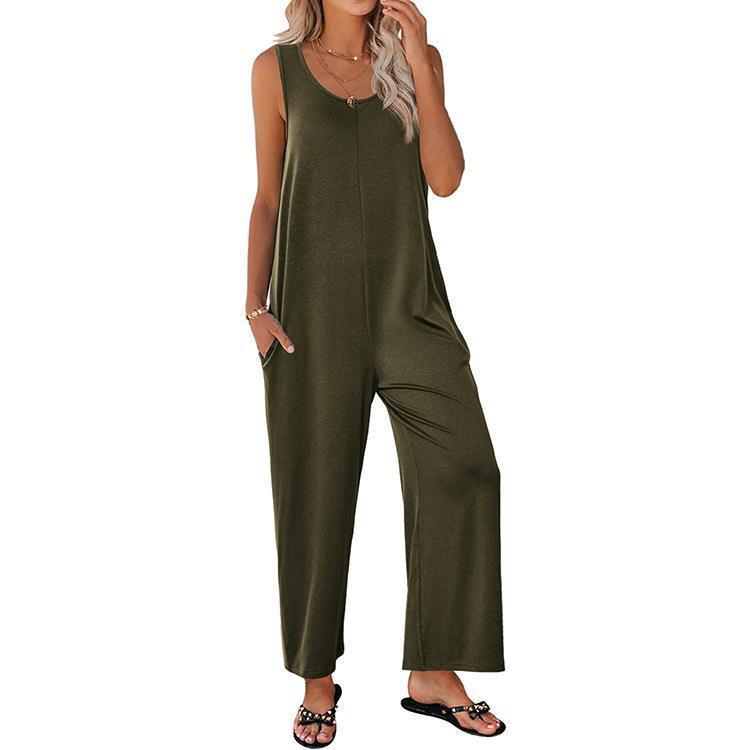 Damen Overall mit weit geschnittenem Bein Stalluxe