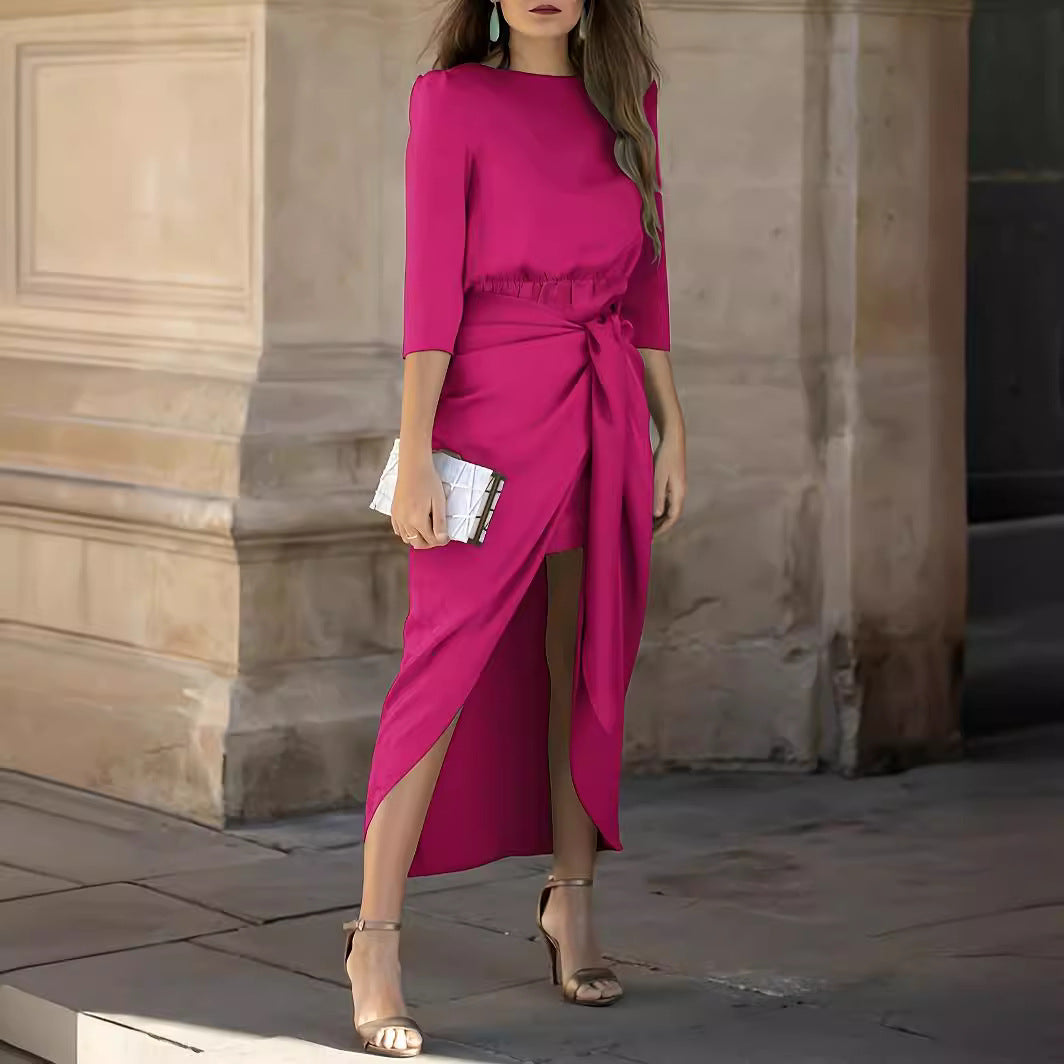 Damen Elegantes und lässiges Wickelkleid Stalluxe