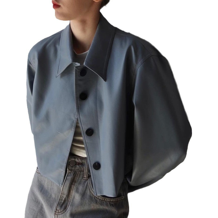 Damen modische cropped Jacke Stalluxe